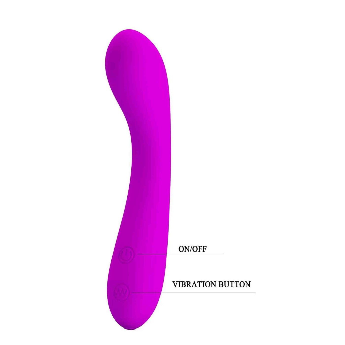 Gloria Vibratore Ricaricabile in Silicone per Stimolazione Punto G