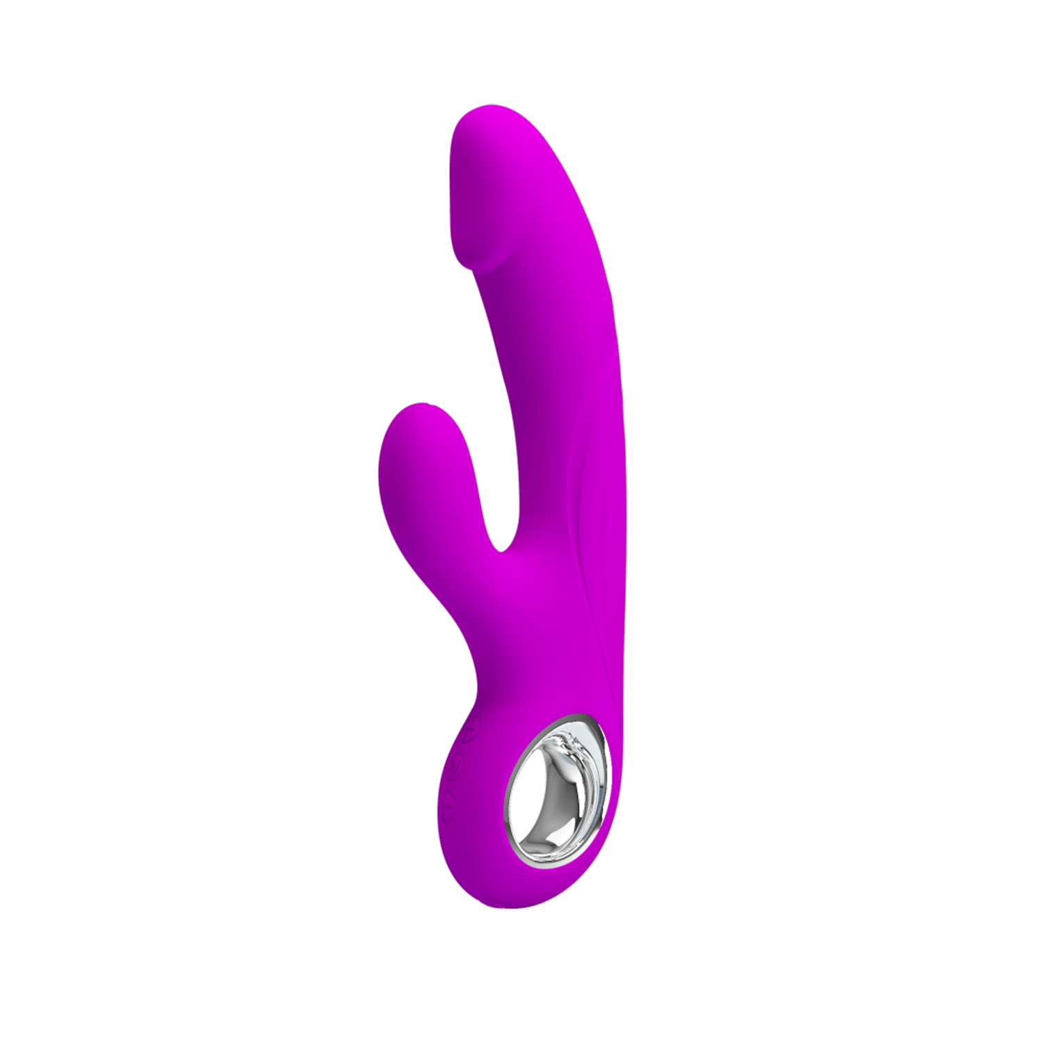 Gordon Silicone Rabbit Vibrator with 7 different vibration modes - Rechargeable, Purple