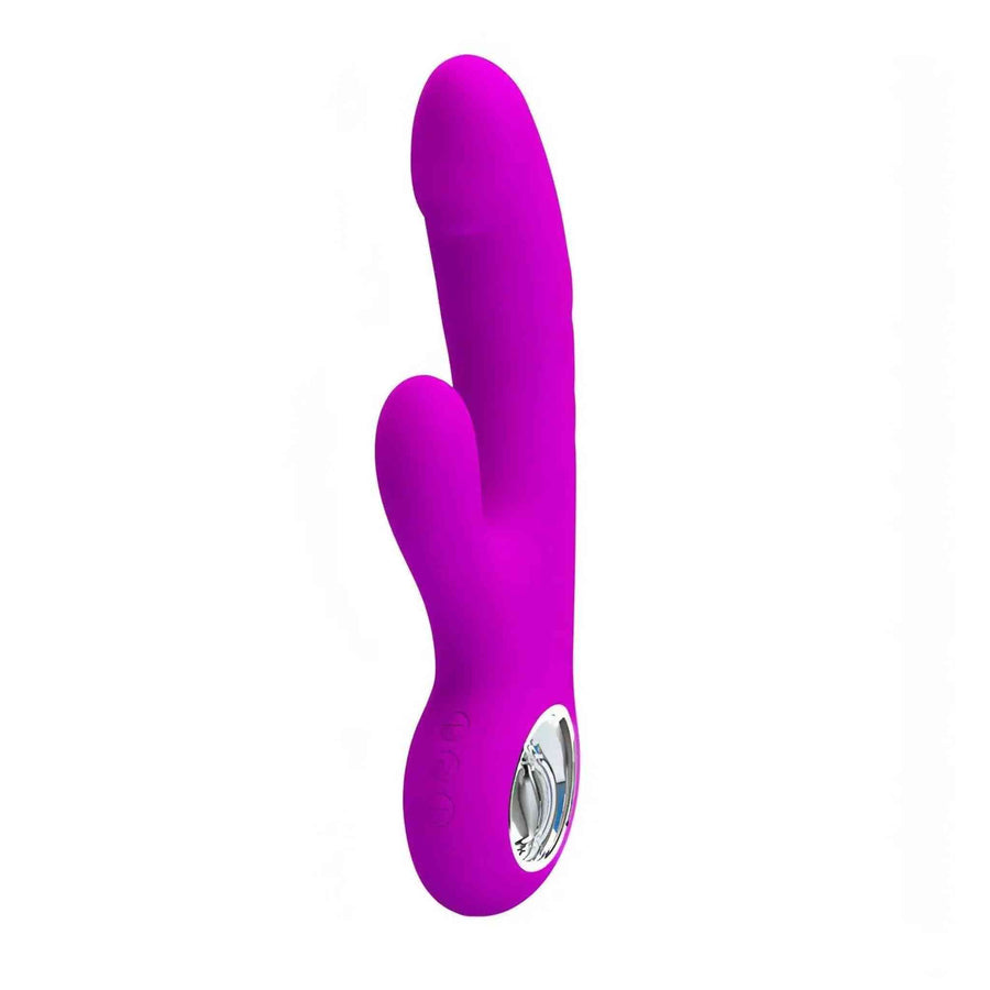 Gordon Silicone Rabbit Vibrator with 7 different vibration modes - Rechargeable, Purple