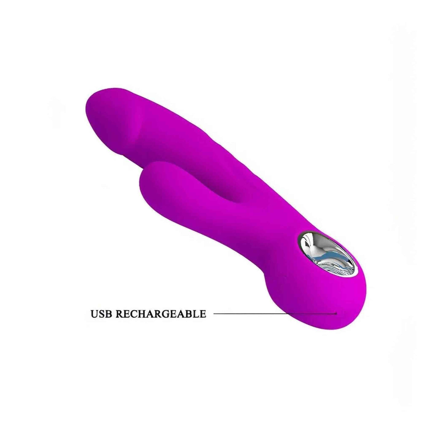 Gordon Vibratore Rabbit in Silicone con 7 modalità di vibrazione
