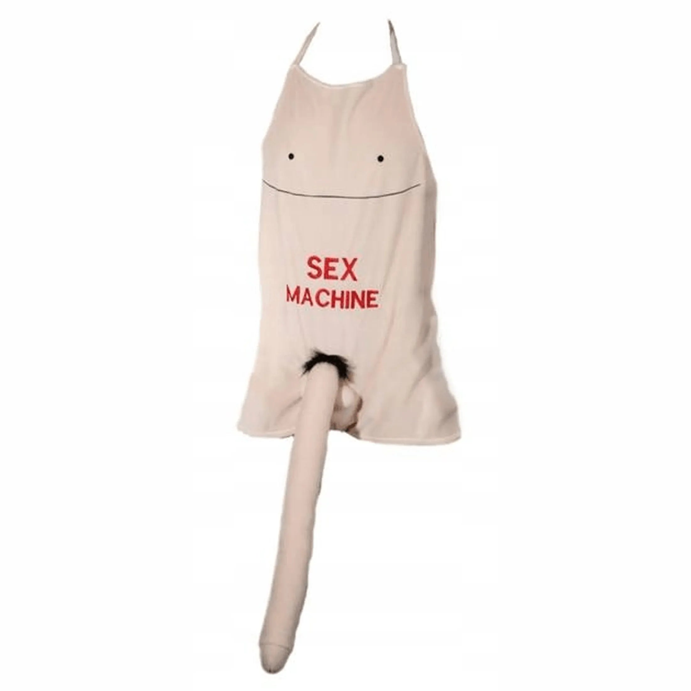 Grembiule con pene lungo in peluche - GoEstasy