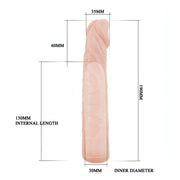 Guaina Realistica 19 cm Ø 3.5 cm