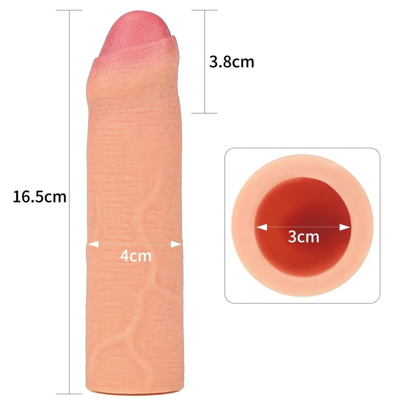 Guaina Super Extender 6.5″ - Rosa Carne