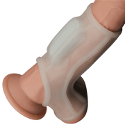 Guaina Vibrante Pene e Testicoli con Nervature