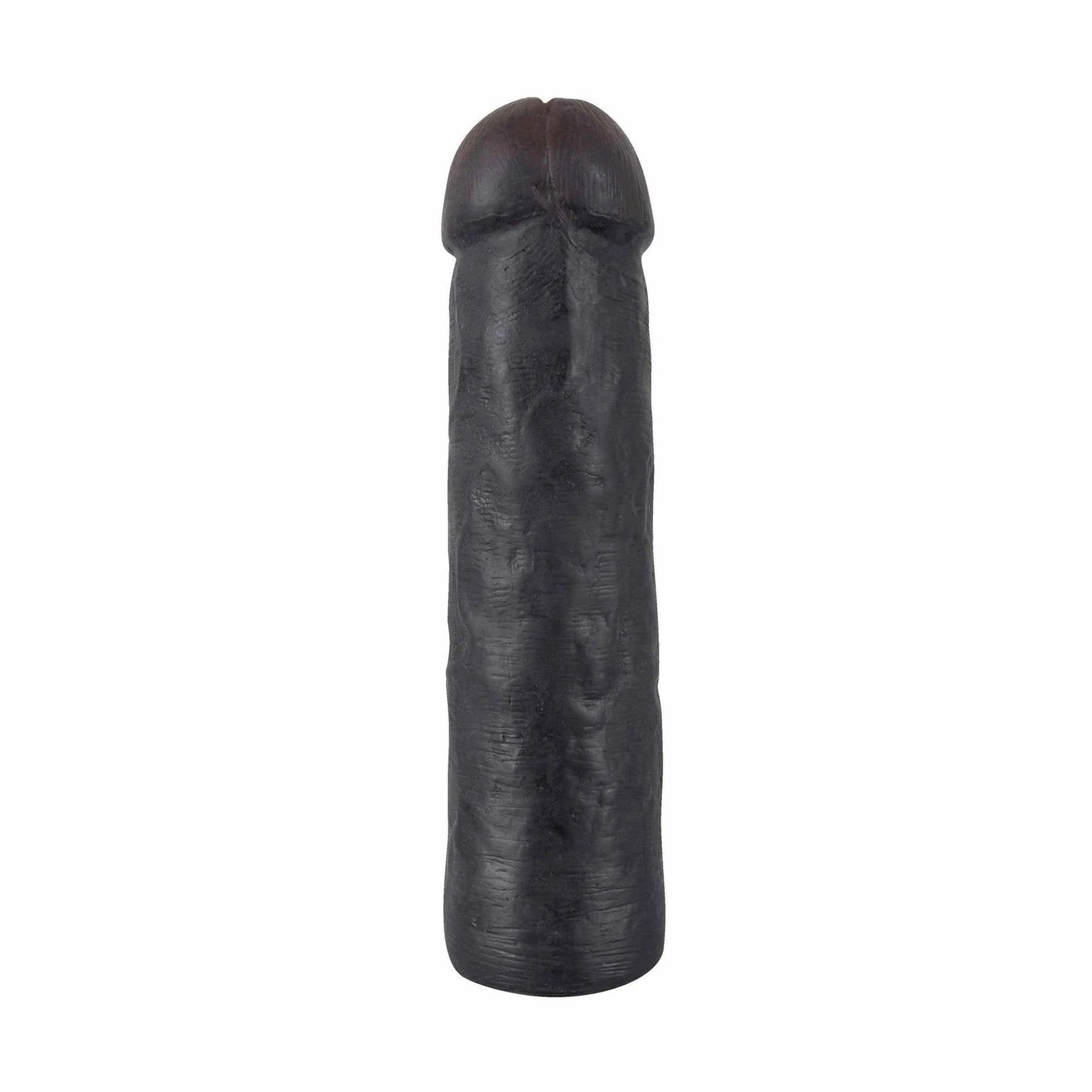 Guaina ultrarealistica 22 cm, diametro compreso tra 4.2 e 4.8 - Nero