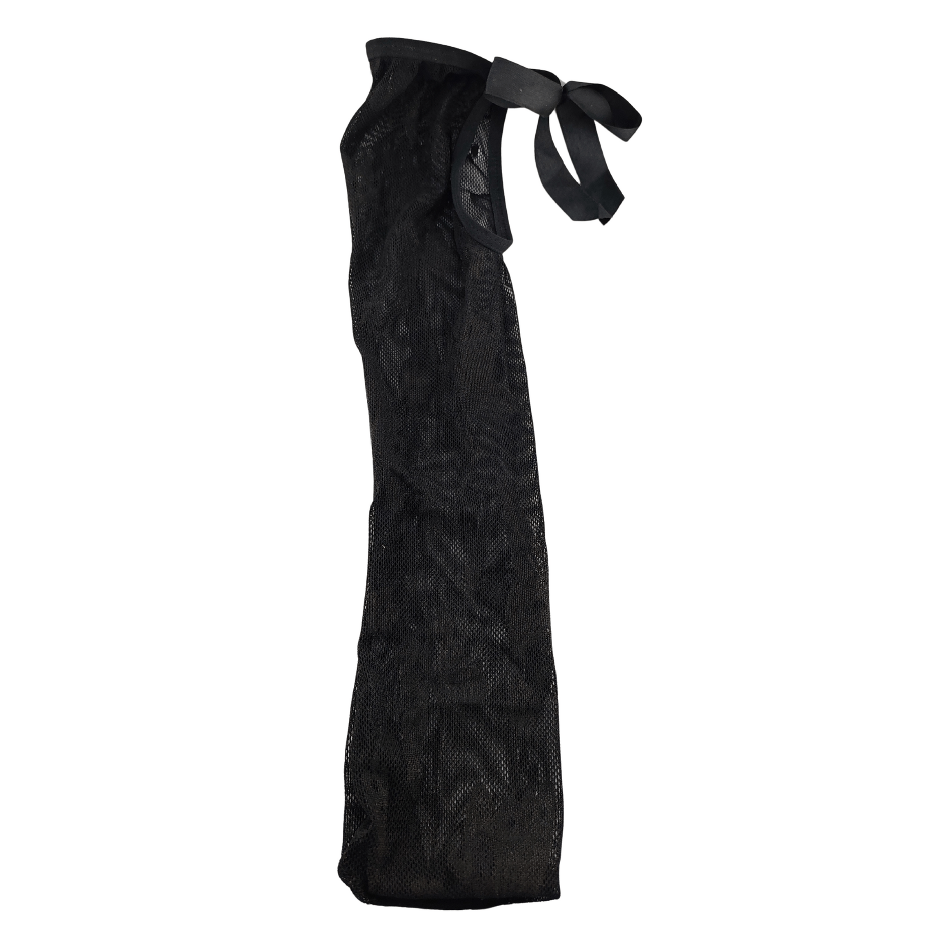 Guanti infradita neri a microrete