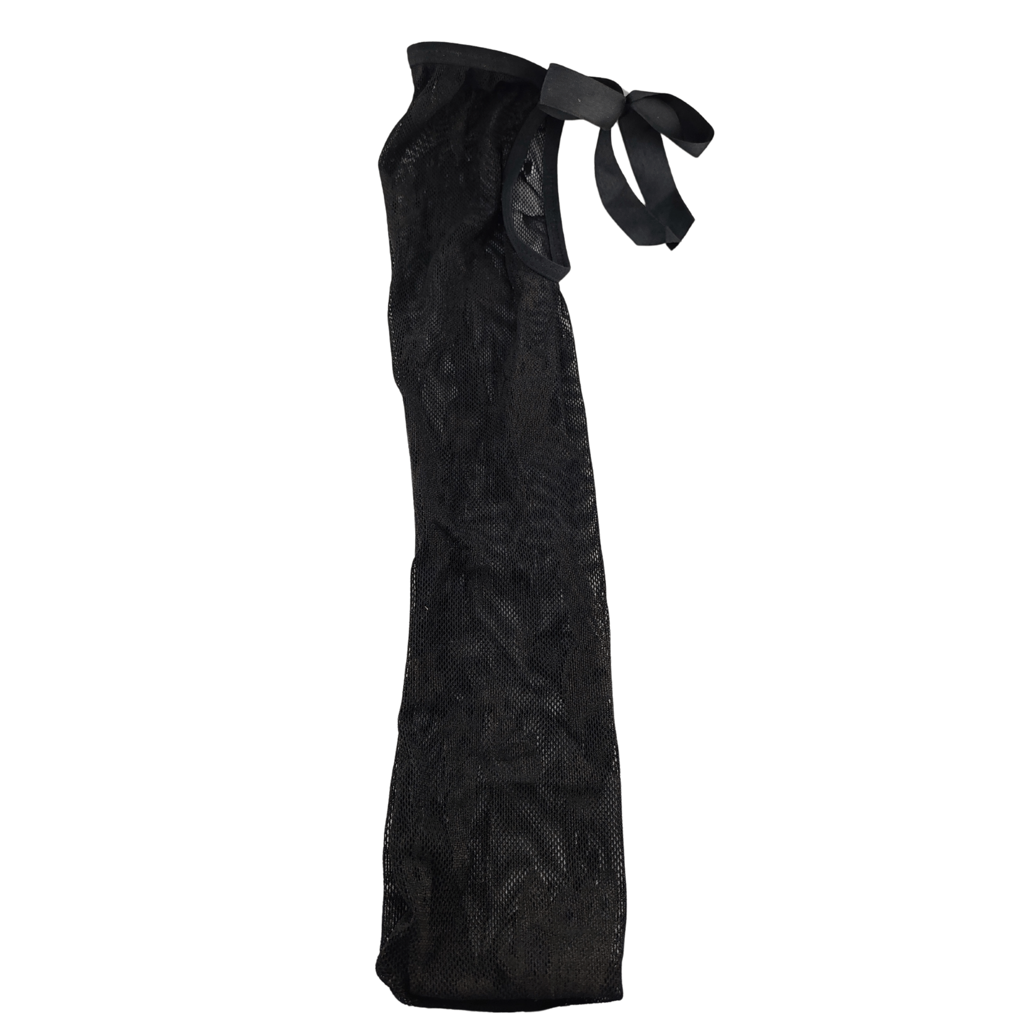 Guanti infradita neri a microrete