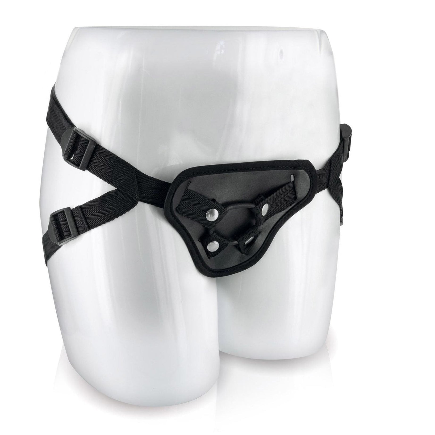 Harness Nero Per Falli Con Ventosa