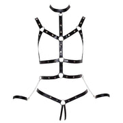 Harness con manette e collare