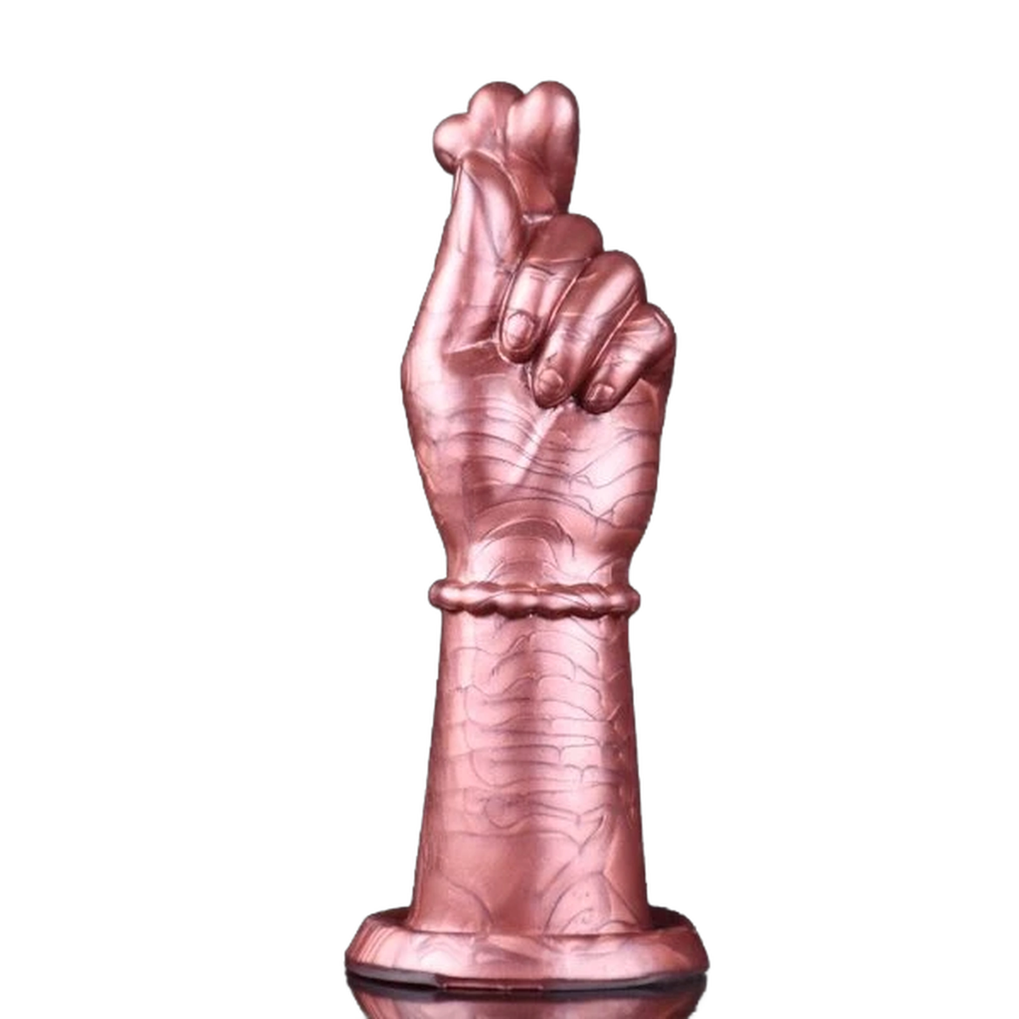 Heart-to-heart Gesture Big Dildo Soft Silicone Dildo For Women Vaginal Massage Masturbator