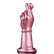 Heart-to-heart Gesture Big Dildo Soft Silicone Dildo For Women Vaginal Massage Masturbator