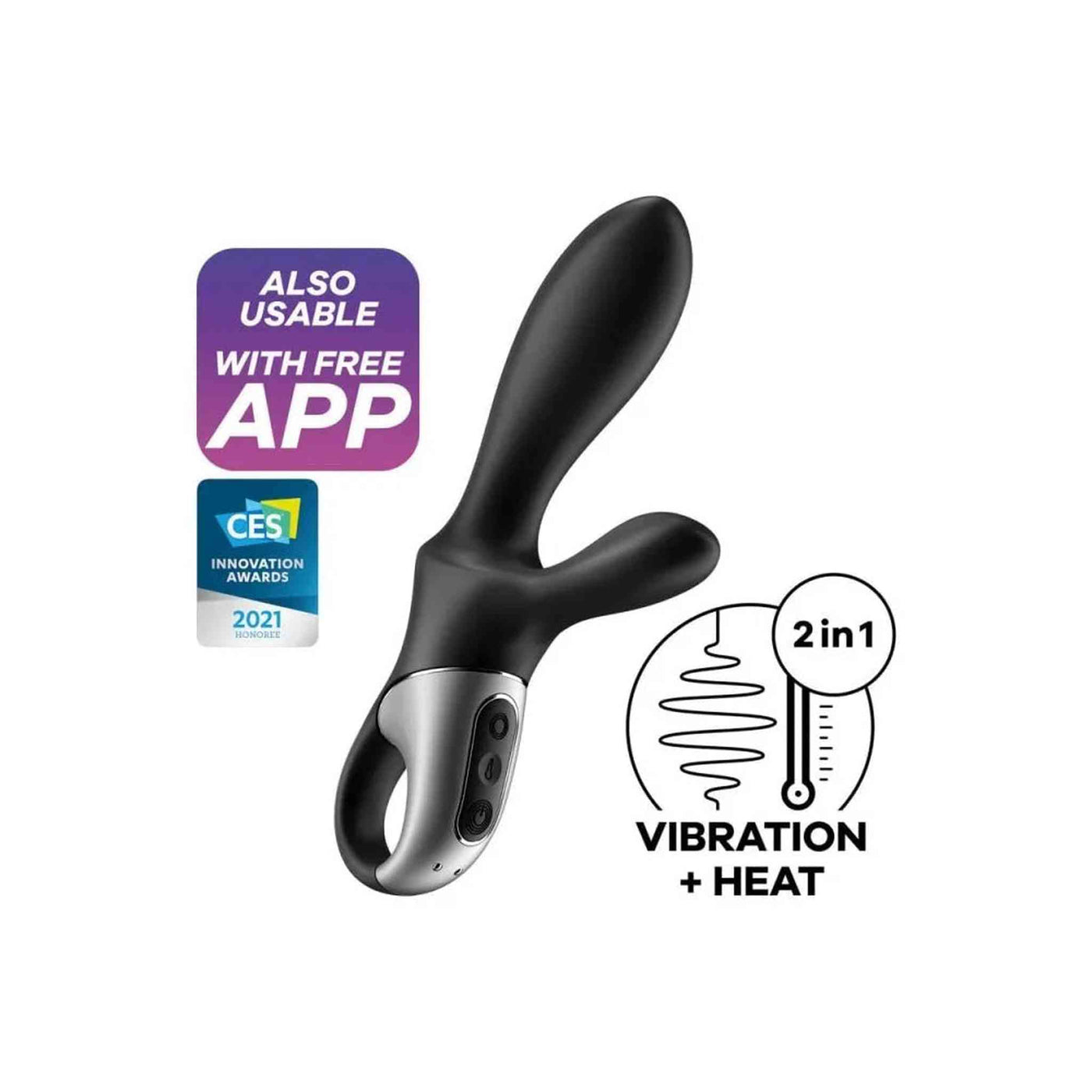 Heat Climax Vibratore Rabbit Riscaldante Satisfeyer