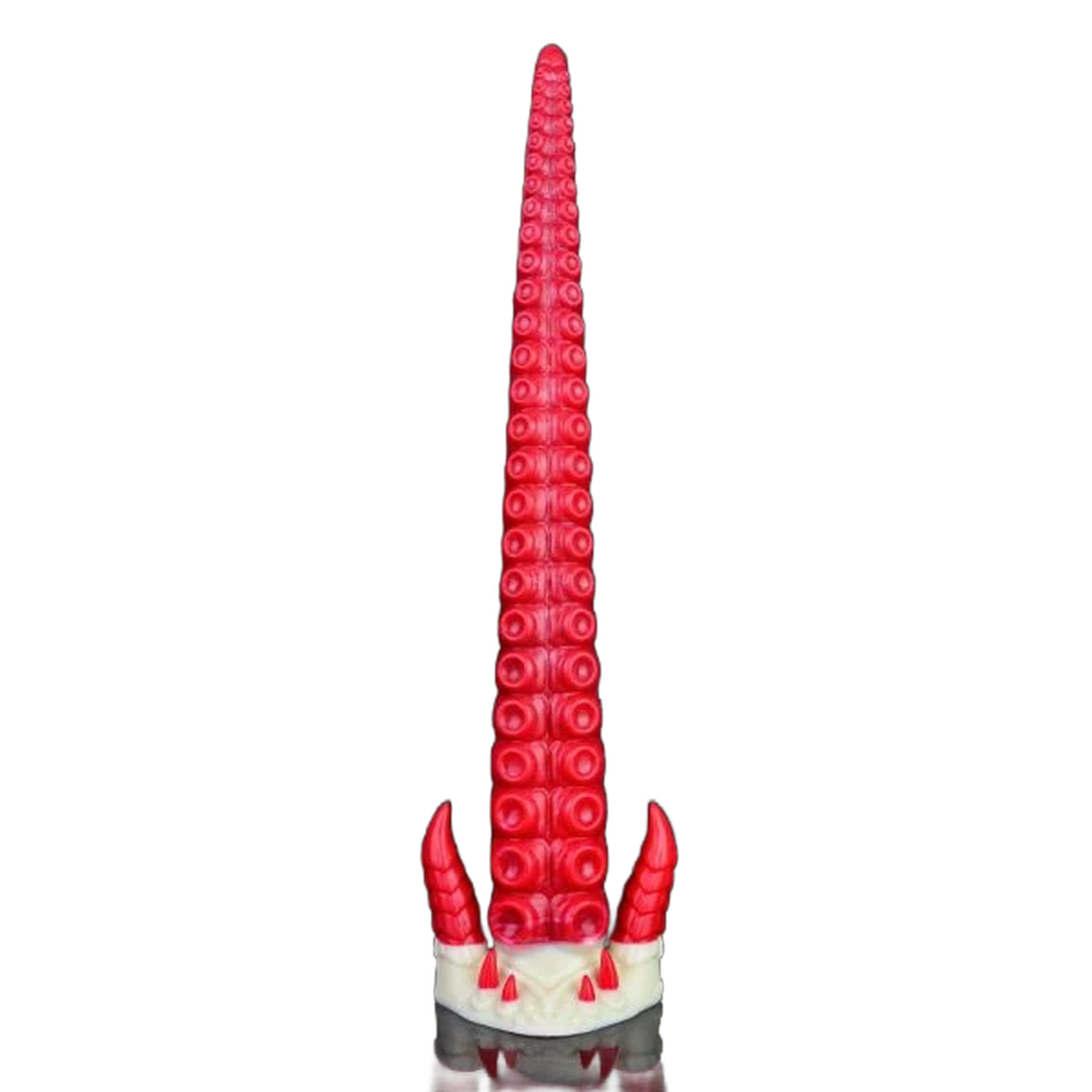 Hellfire Monster Tentacle Red Devils Penis Dildo Fantasy Dildo Silicone Masturbator