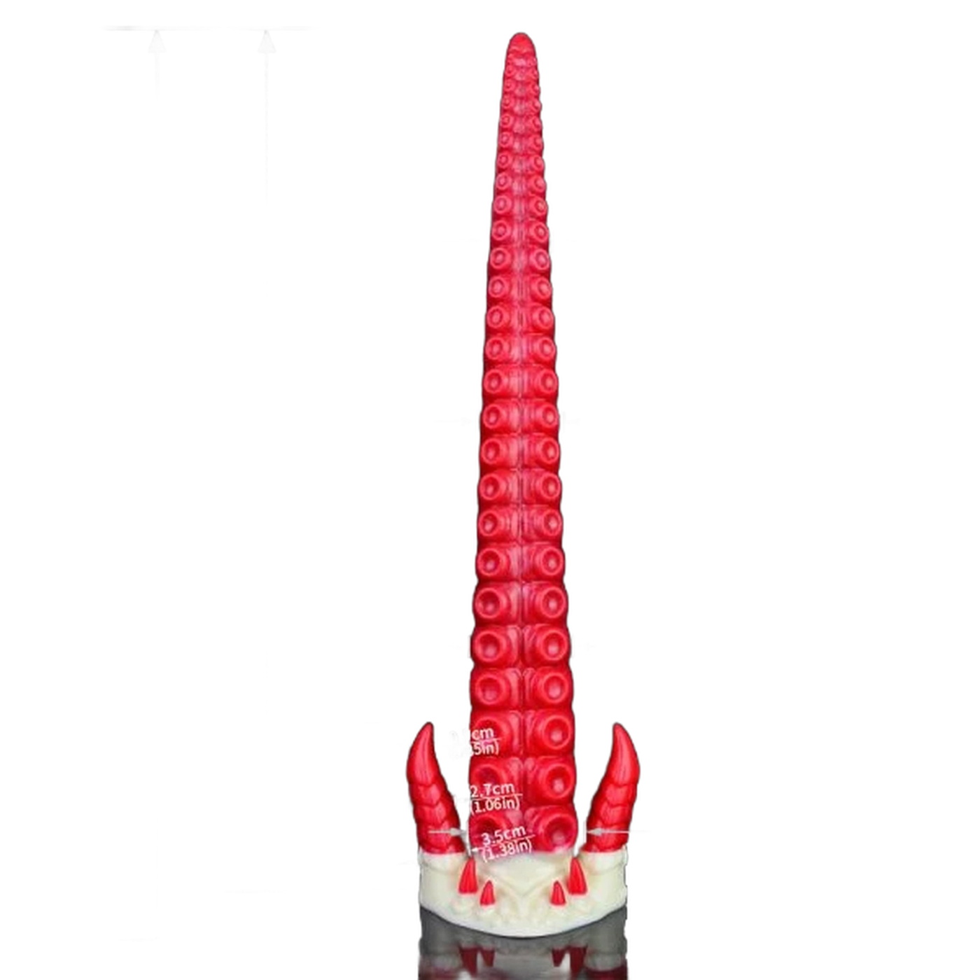 Hellfire Monster Tentacle Red Devils Penis Dildo Fantasy Dildo Silicone Masturbator