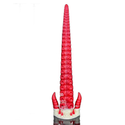 Hellfire Monster Tentacle Red Devils Penis Dildo Fantasy Dildo Silicone Masturbator