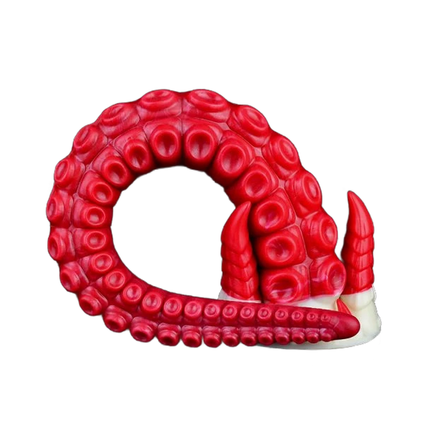 Hellfire Monster Tentacle Red Devils Penis Dildo Fantasy Dildo Silicone Masturbator