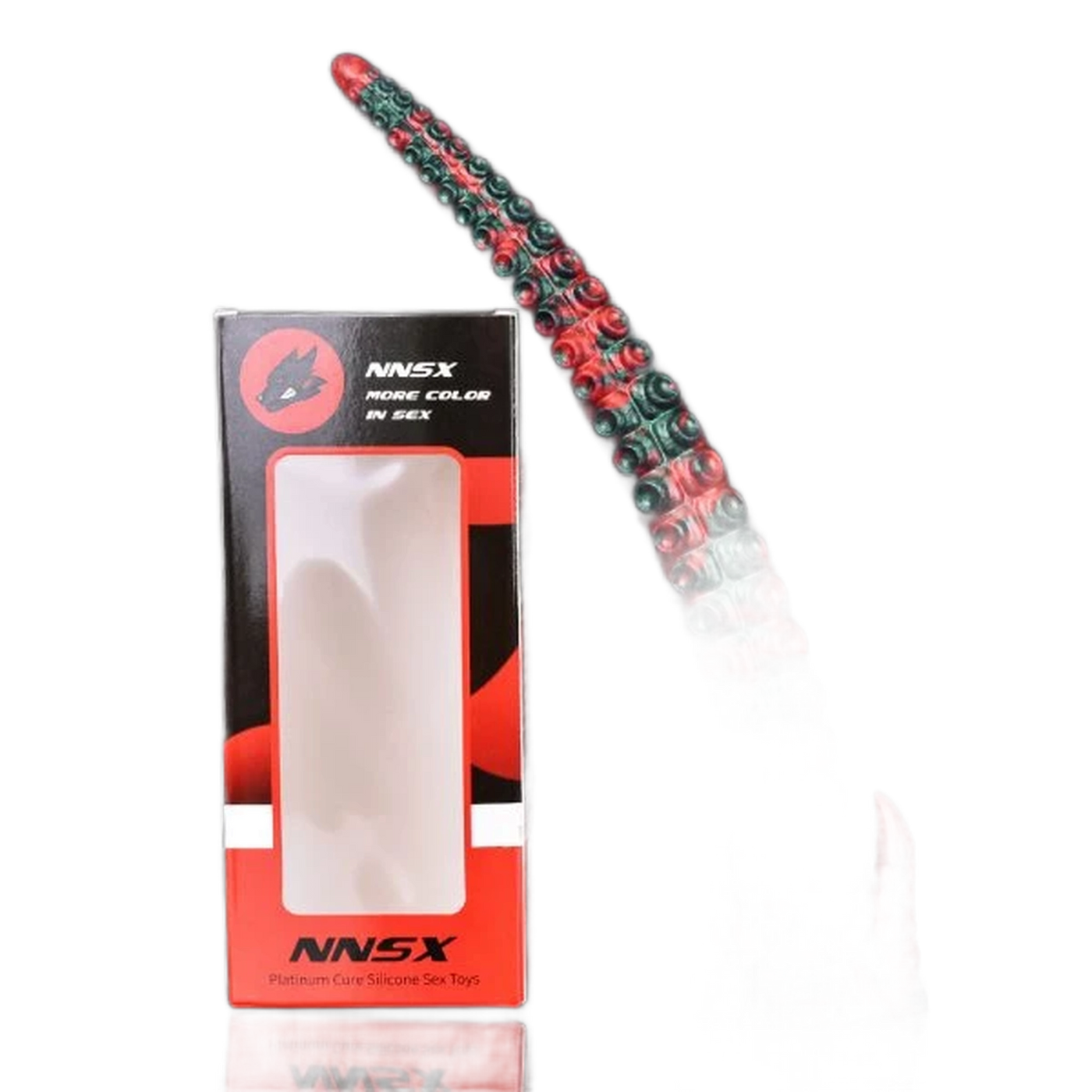 Hellfire Monster Tentacle Red Devils Penis Dildo Fantasy Dildo Silicone Masturbator