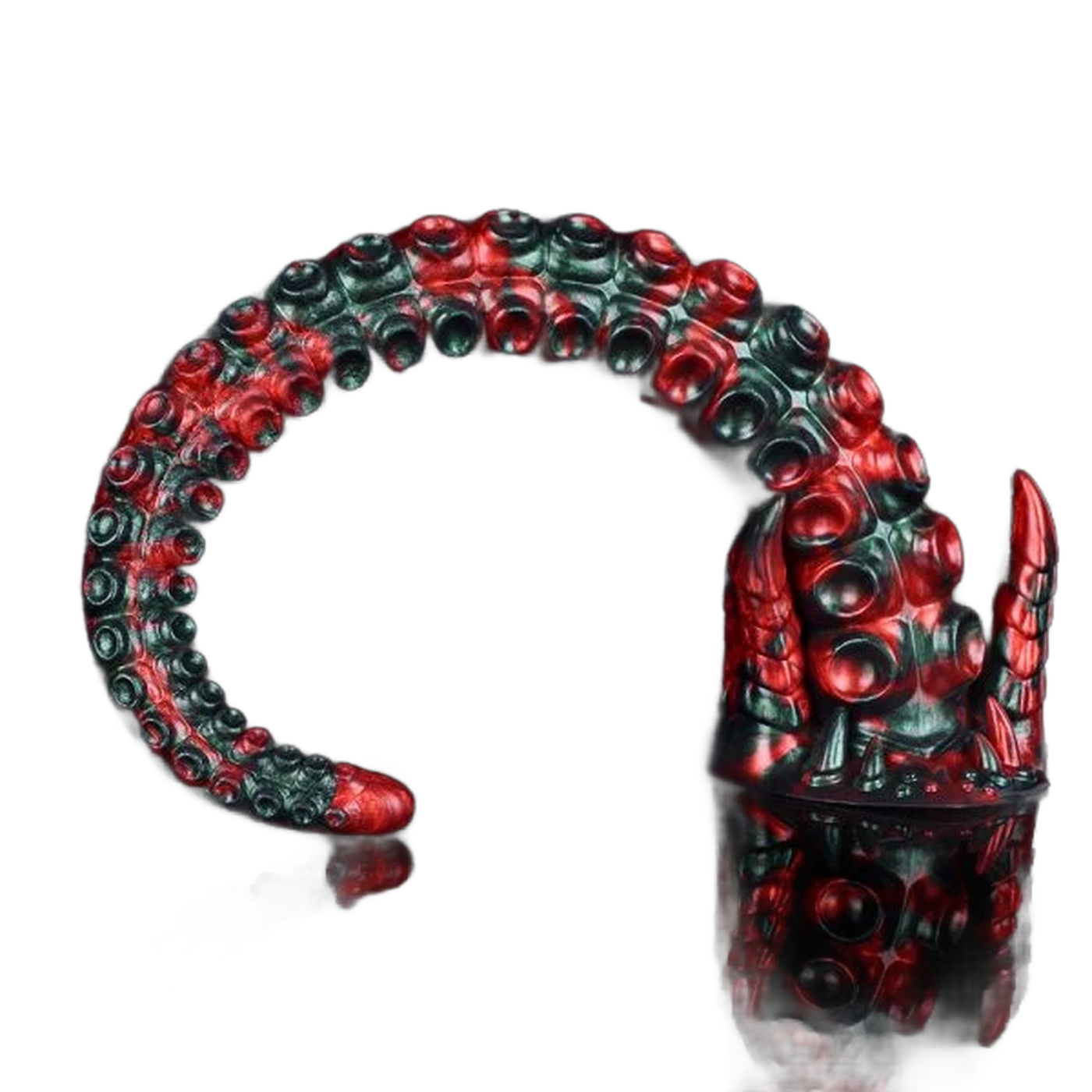 Hellfire Monster Tentacle Red Devils Penis Dildo Fantasy Dildo Silicone Masturbator