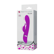 Hilda Vibratore Rabbit con 30 diversi programmi di vibrazione - Silicone Medicale