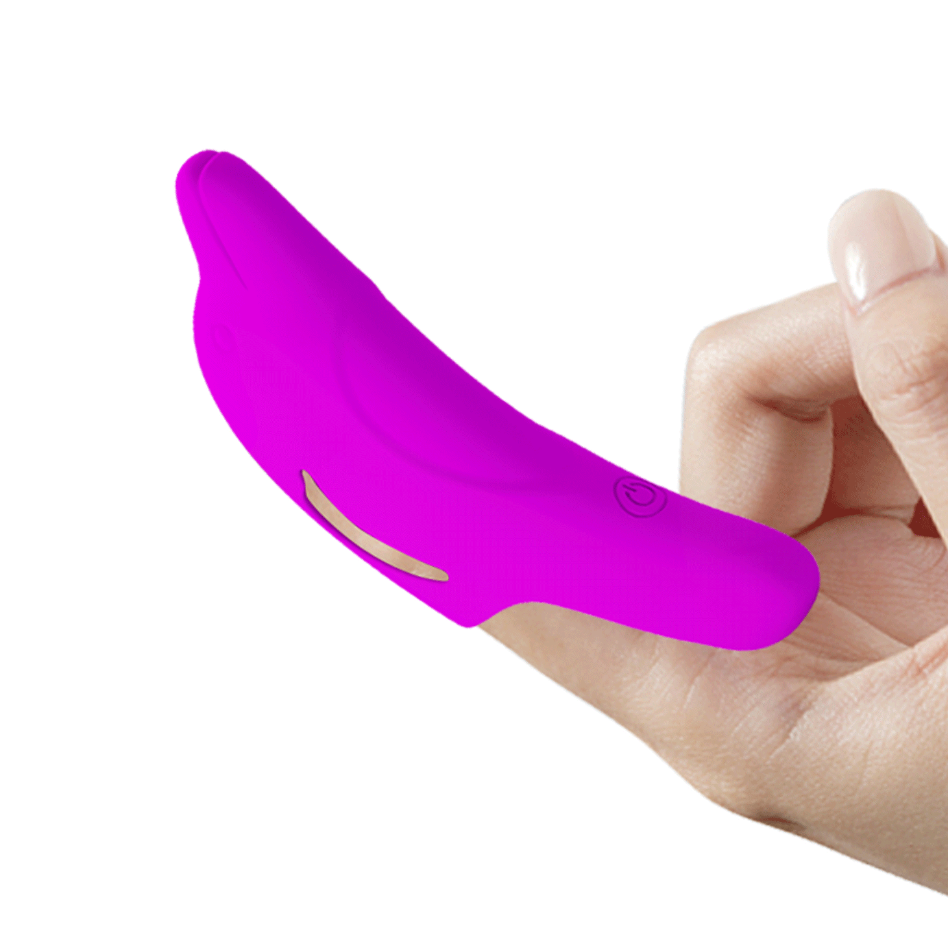 Honey Finger Vibratore da Dita in silicone con 10 diverse vibrazioni