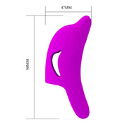 Honey Finger Vibratore da Dita in silicone con 10 diverse vibrazioni