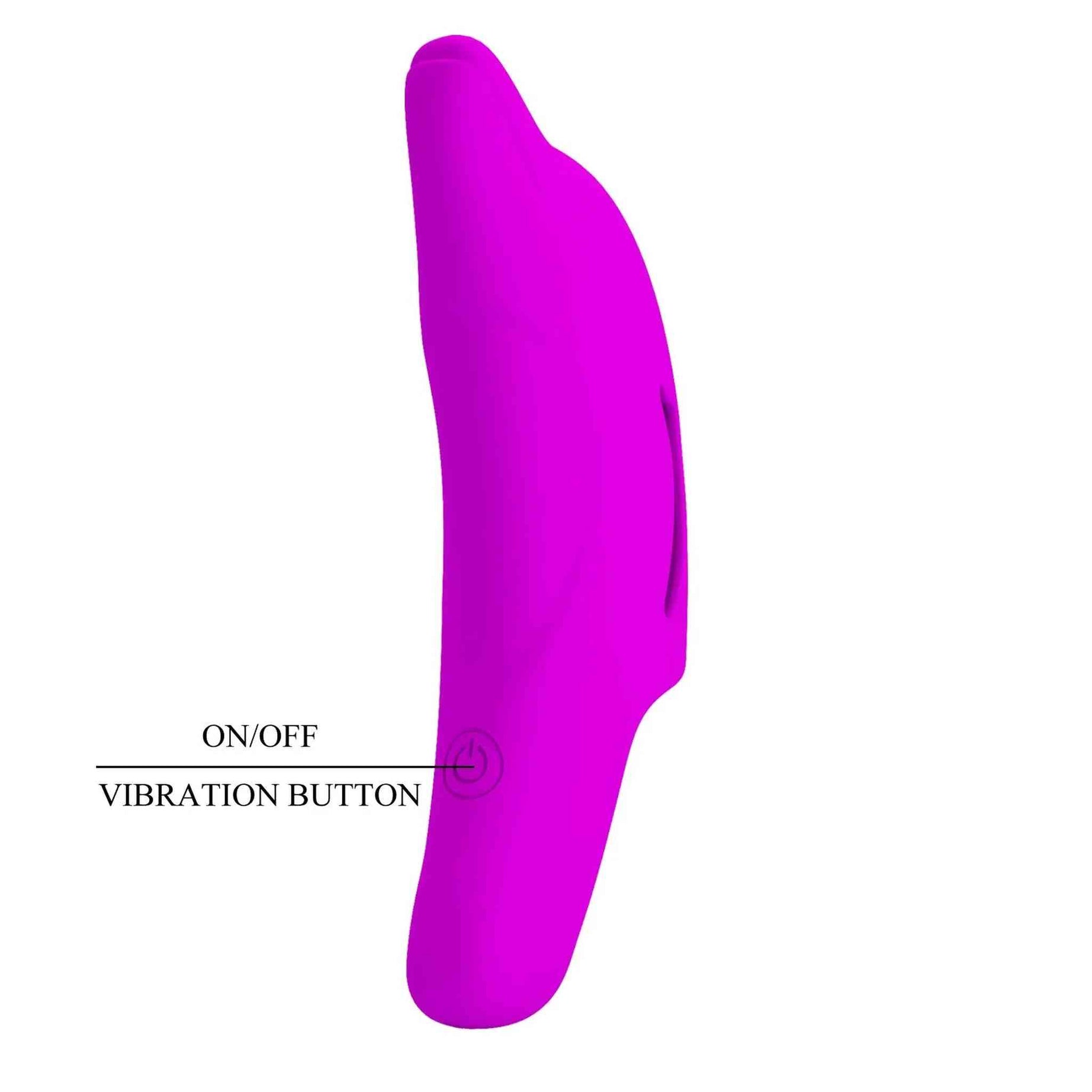 Honey Finger Vibratore da Dita in silicone con 10 diverse vibrazioni