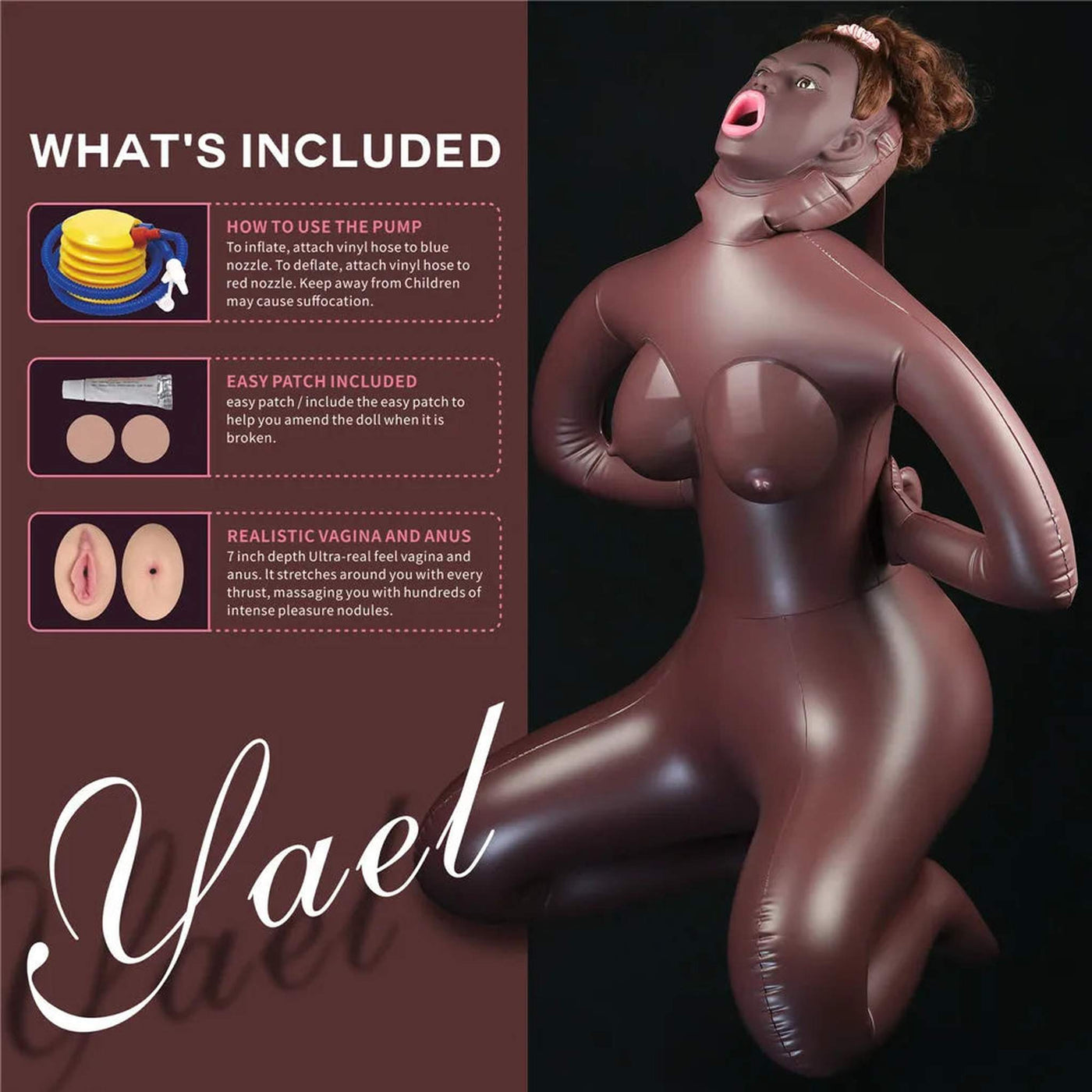 Horny Cowgirl Doll - Volto in 3D, Capelli e Inserti Super Realistici in Silicone