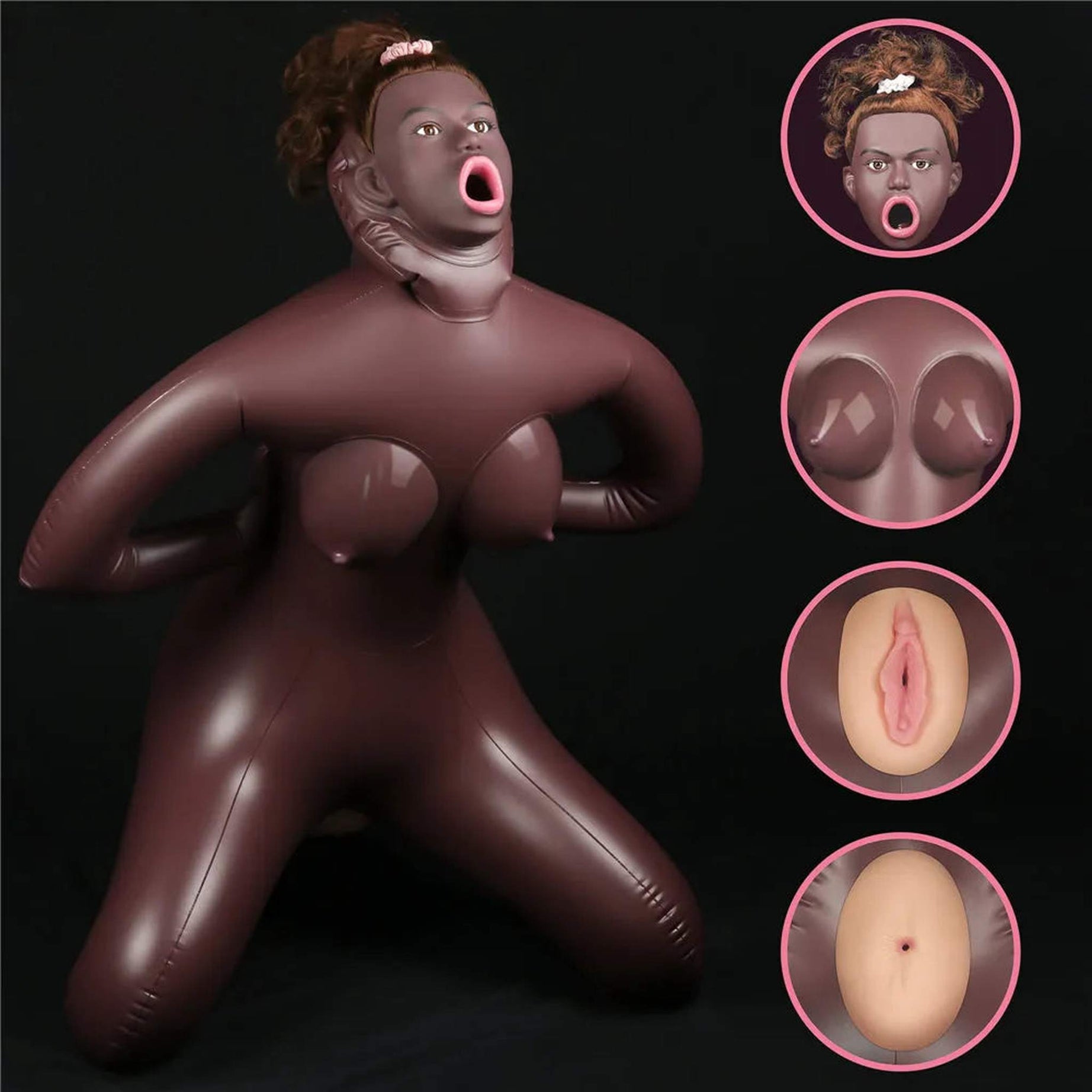 Horny Cowgirl Doll - Volto in 3D, Capelli e Inserti Super Realistici in Silicone