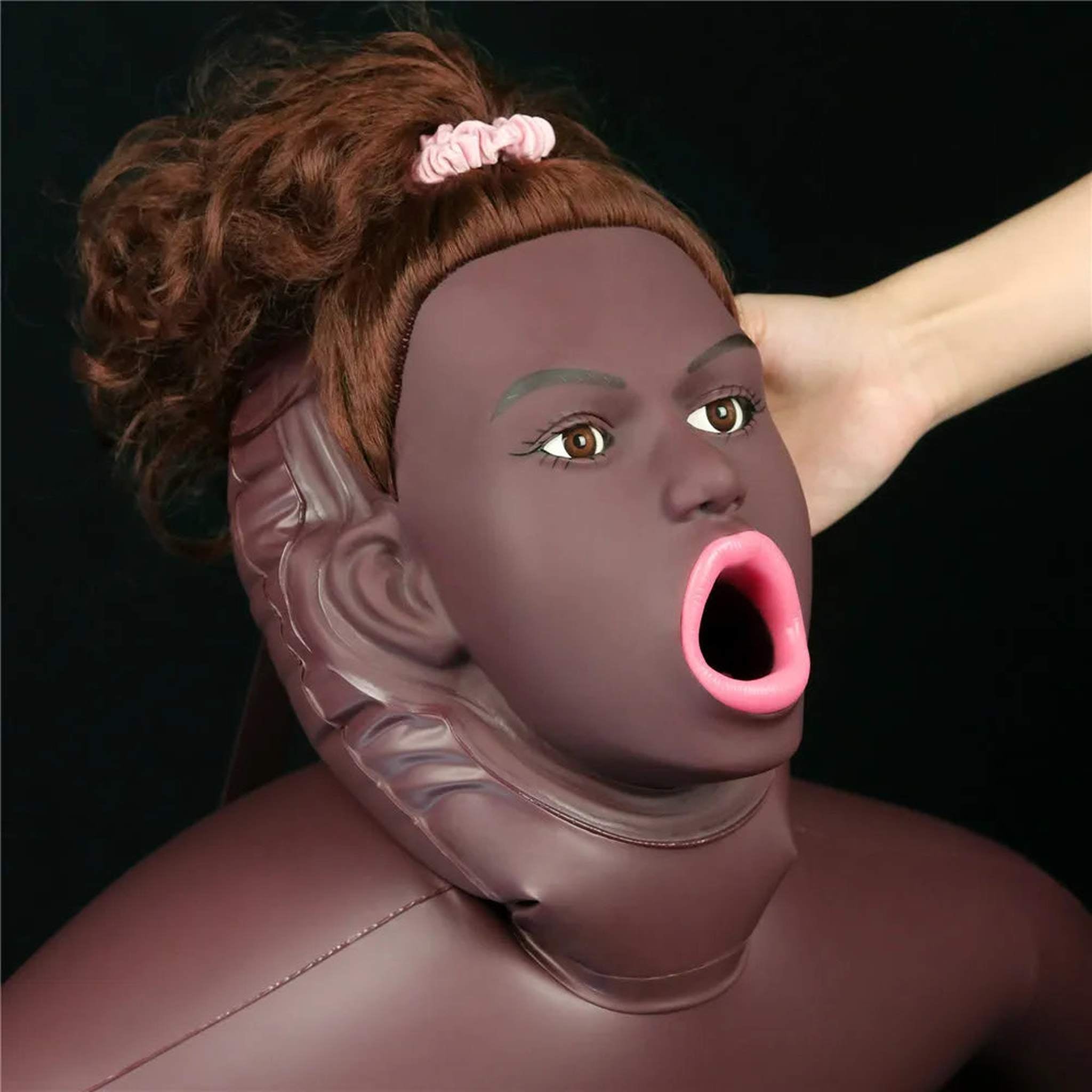Horny Cowgirl Doll - Volto in 3D, Capelli e Inserti Super Realistici in Silicone