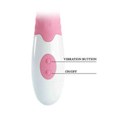 Hyman Vibratore Rabbit in Silicone con 30 modalità di vibrazione