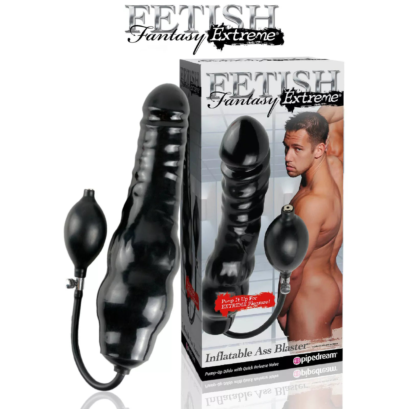 Inflatable Ass Blaster Black