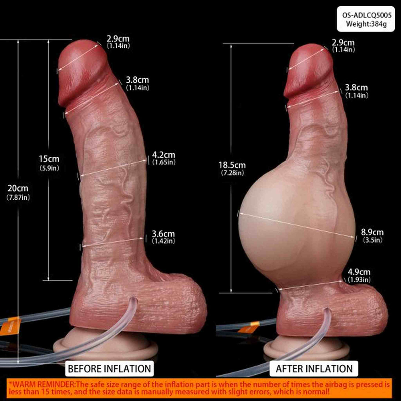 Inflatable-Squirting Dildos Realistic Dildo For Couple