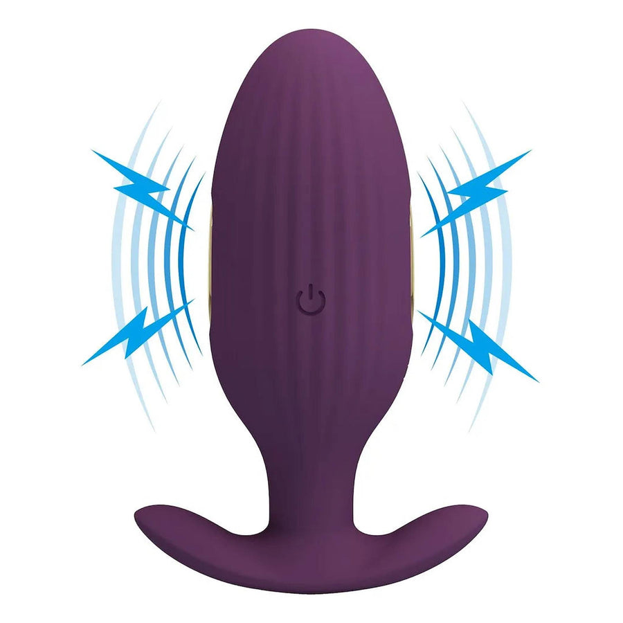Jefferson Analplug mit Fernbedienung, Vibration und Elektroschock