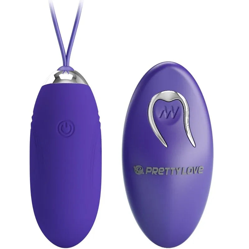 Jenny Ovetto Vibrante Wireless con 12 modalità di vibrazione - Silicone, Viola - GoEstasy