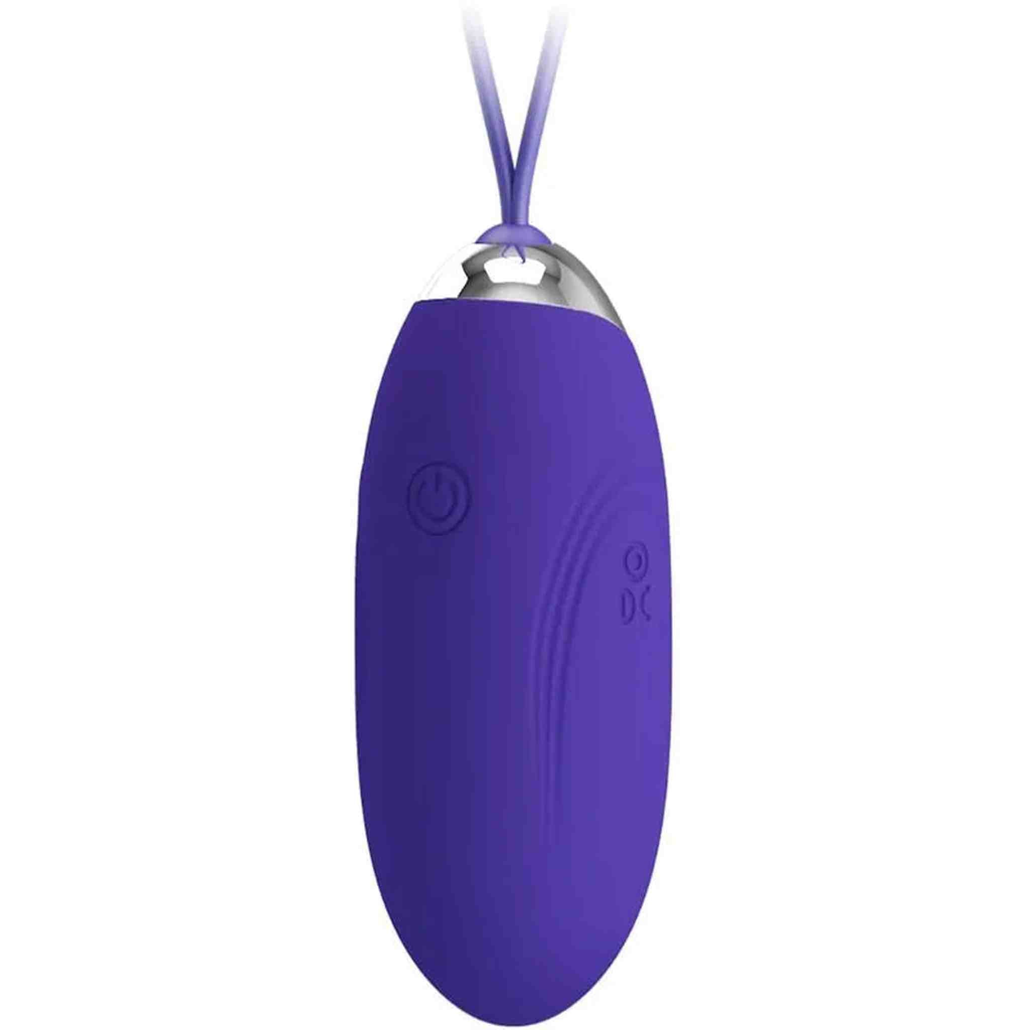 Jenny Ovetto Vibrante Wireless con 12 modalità di vibrazione - Silicone, Viola