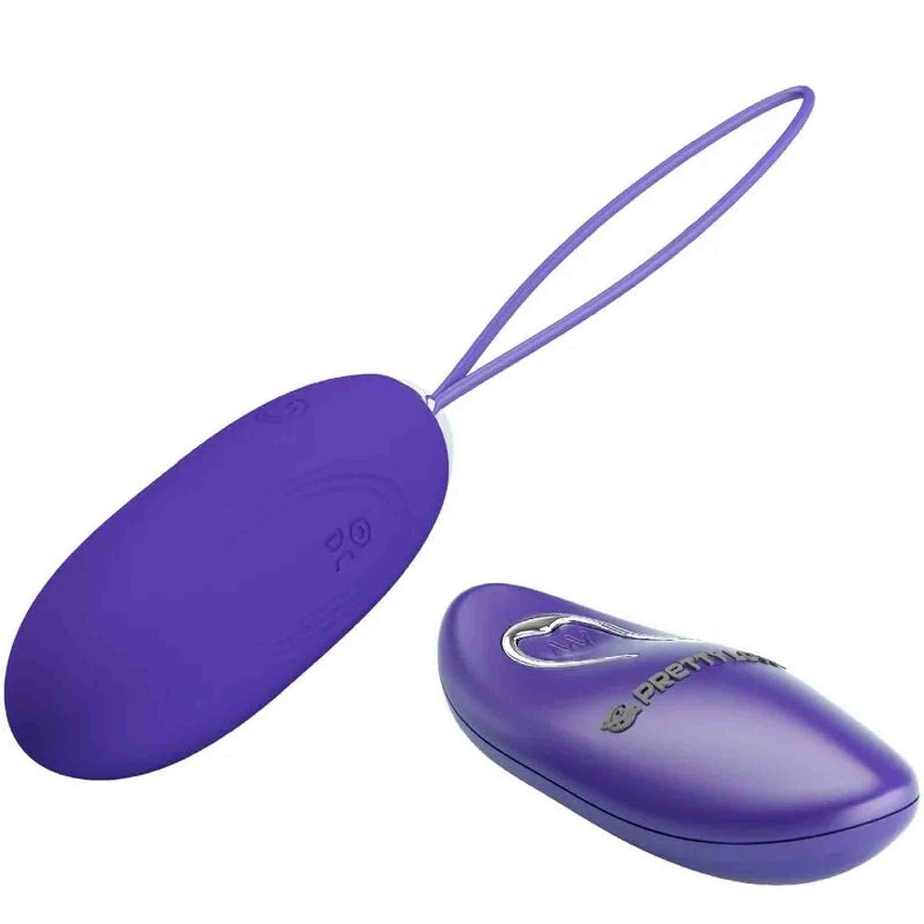 Jenny Ovetto Vibrante Wireless con 12 modalità di vibrazione - Silicone, Viola