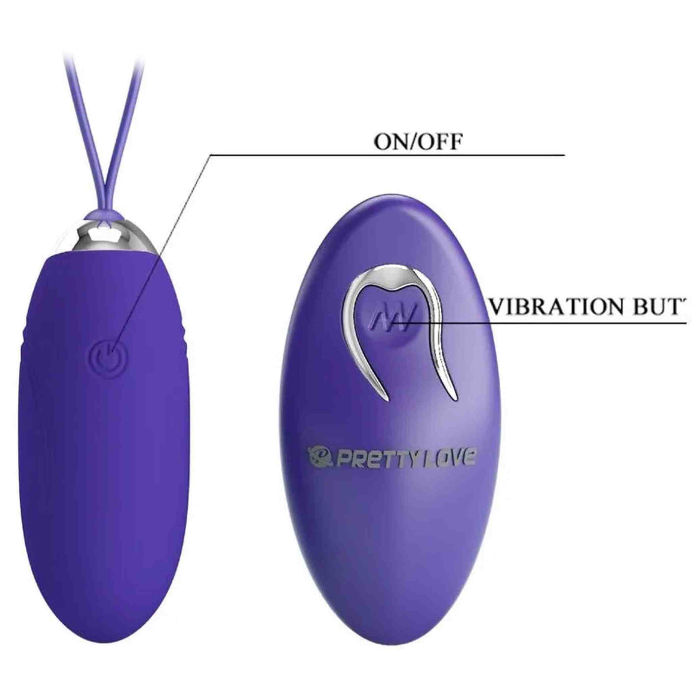 Jenny Ovetto Vibrante Wireless in Silicone con 12 vibrazioni