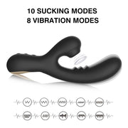 Joanna Vibratore Rabbit con Succhiaclitoride