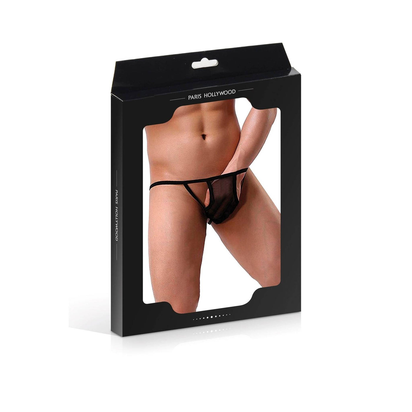 Jock Sexy Nero in pizzo