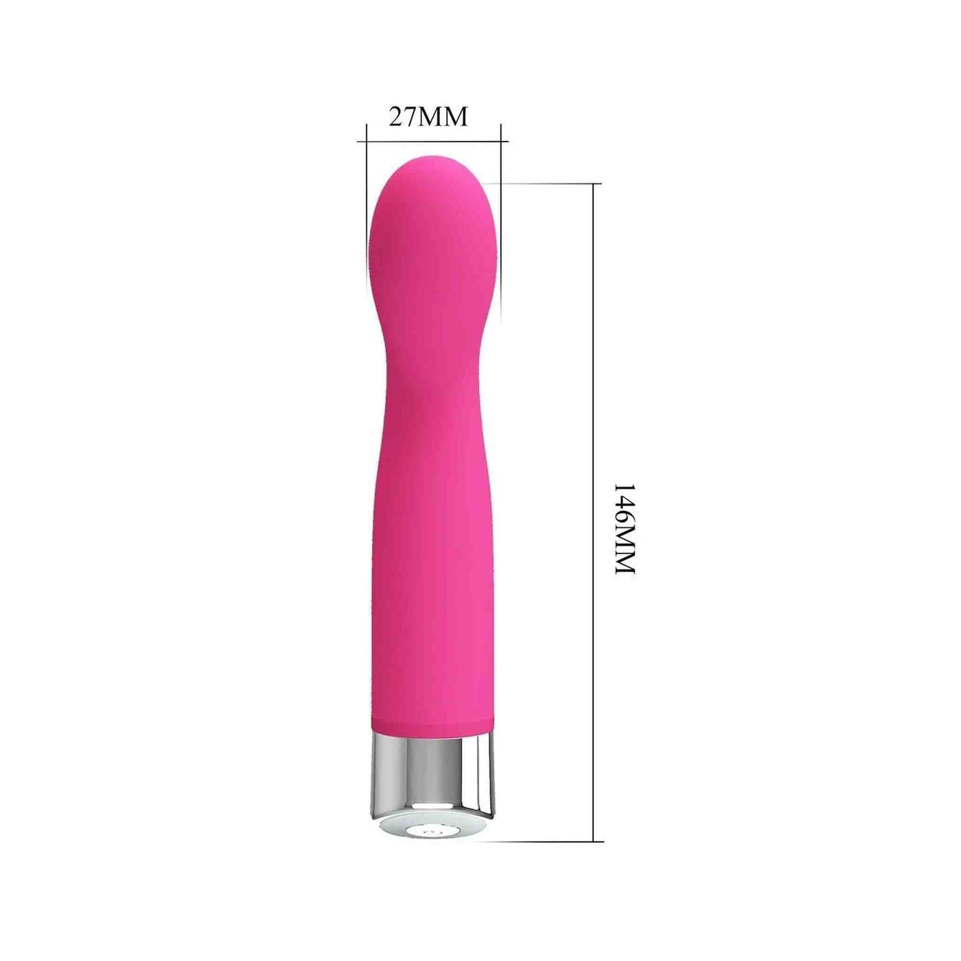 John Vibratore Punto G in Silicone Medicale - 10 modalità di vibrazione
