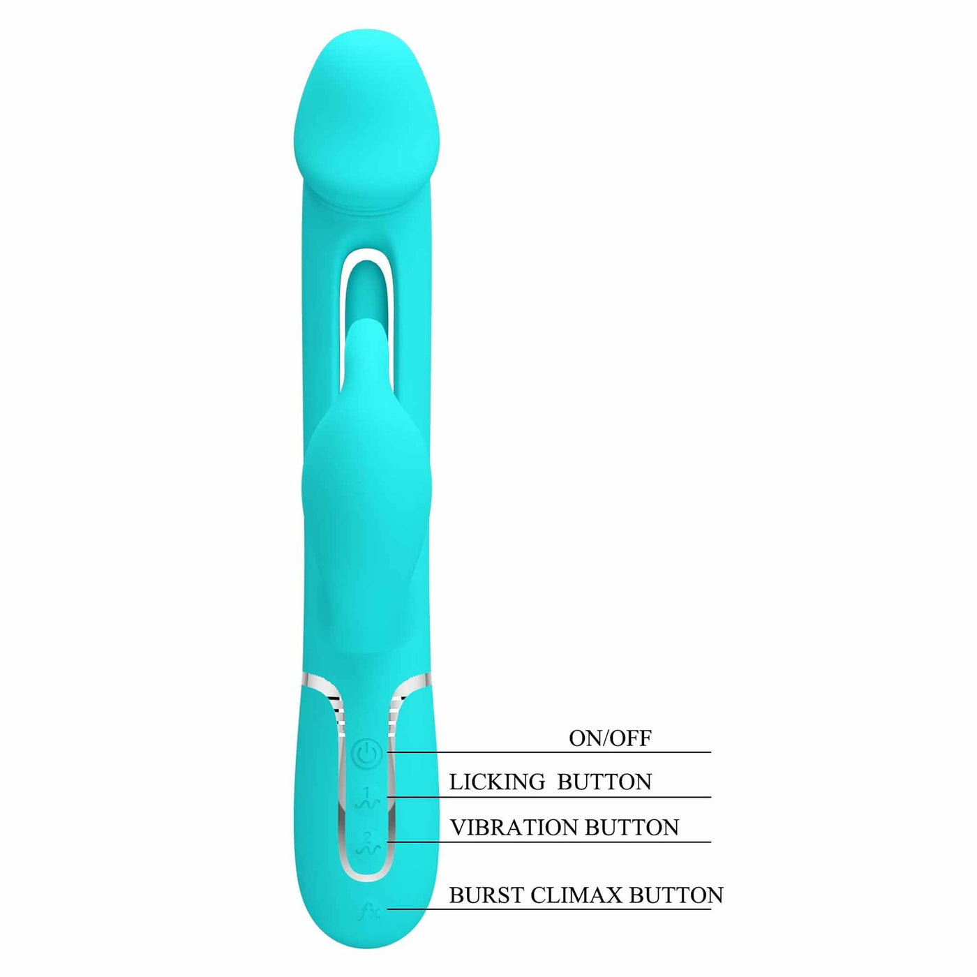 Kampas Vibratore Rabbit con Lingua Punto G