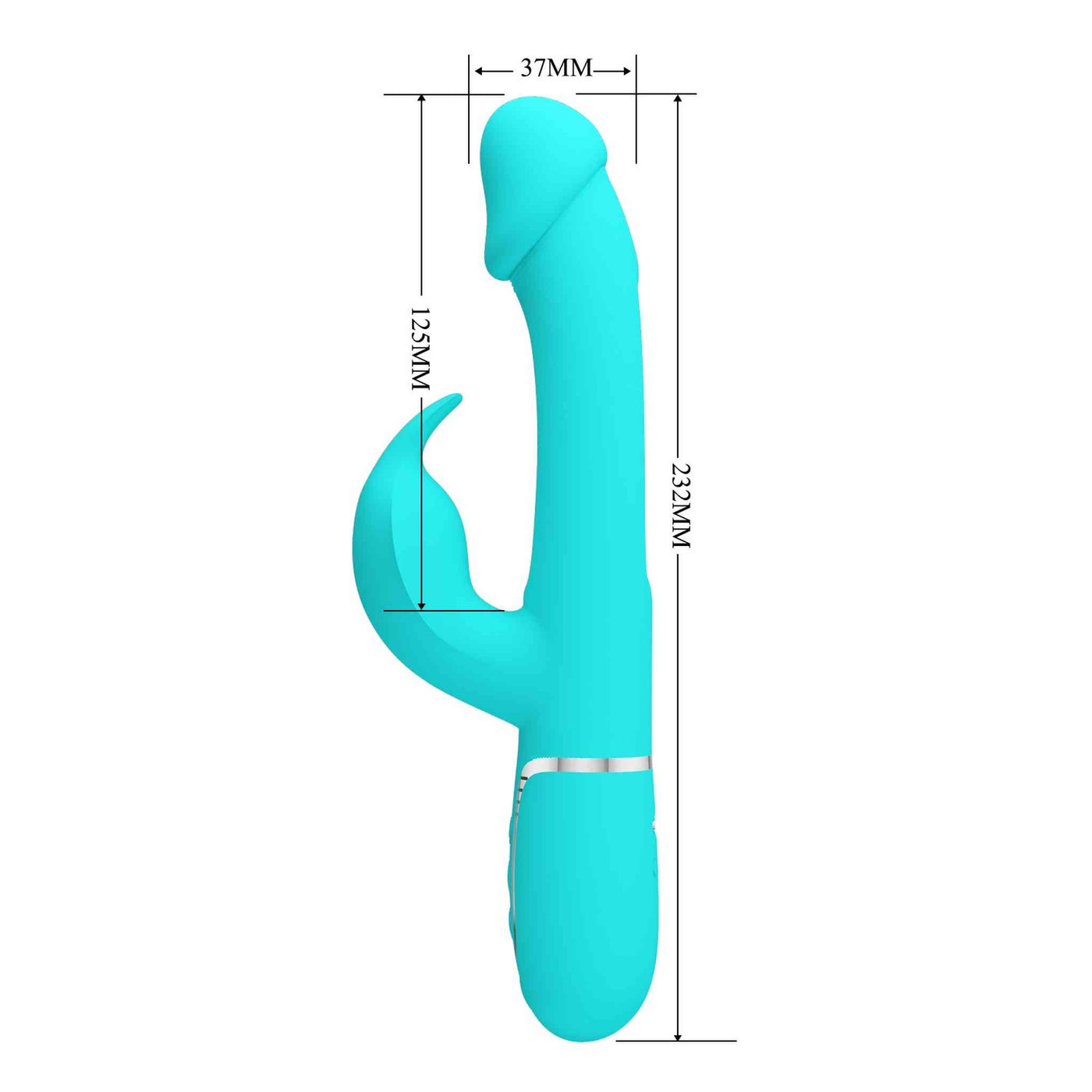 Kampas Vibratore Rabbit con Lingua Punto G