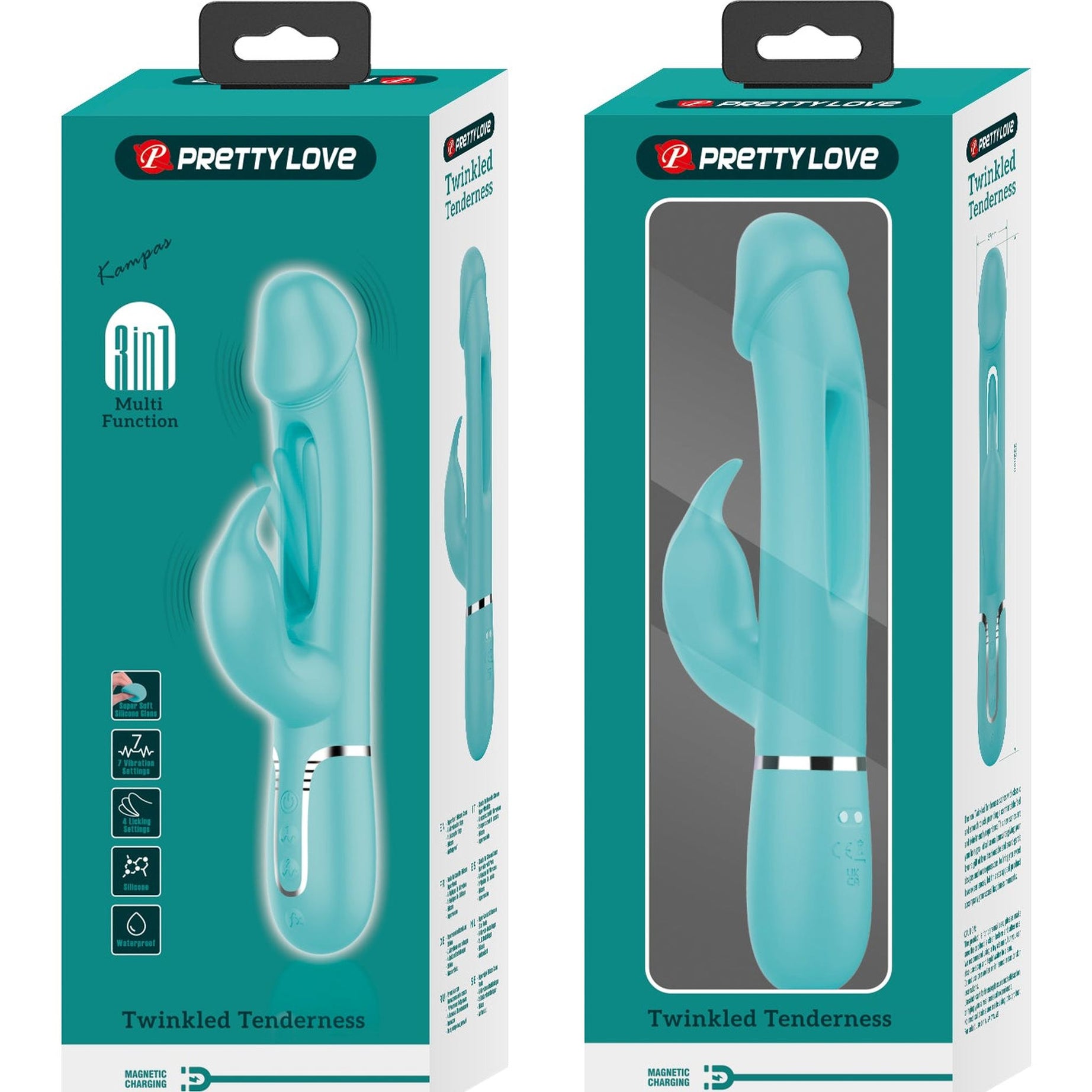 Kampas Vibratore Rabbit con Lingua Punto G