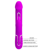 Kampas Vibratore Rabbit con Lingua Punto G