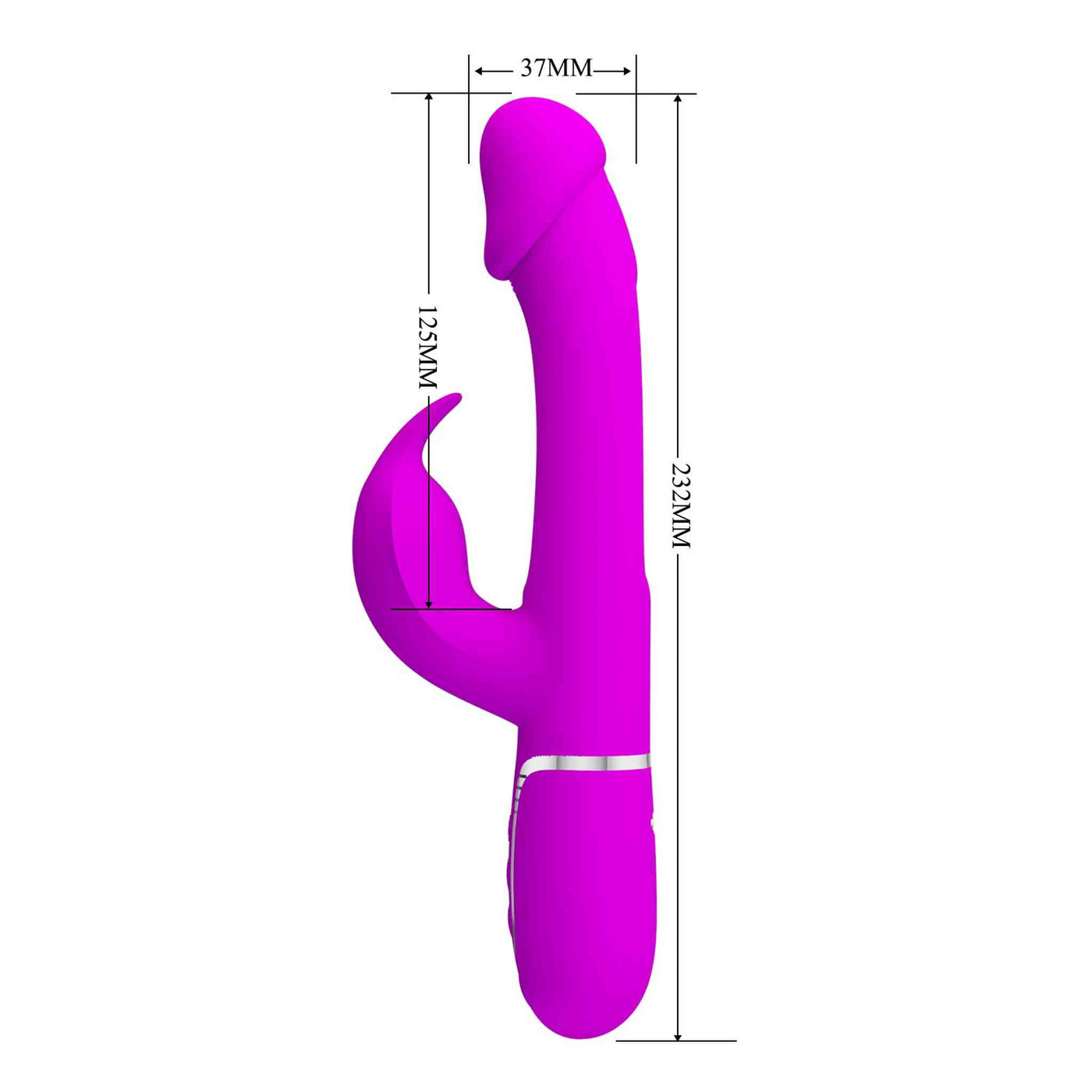 Kampas Vibratore Rabbit con Lingua Punto G