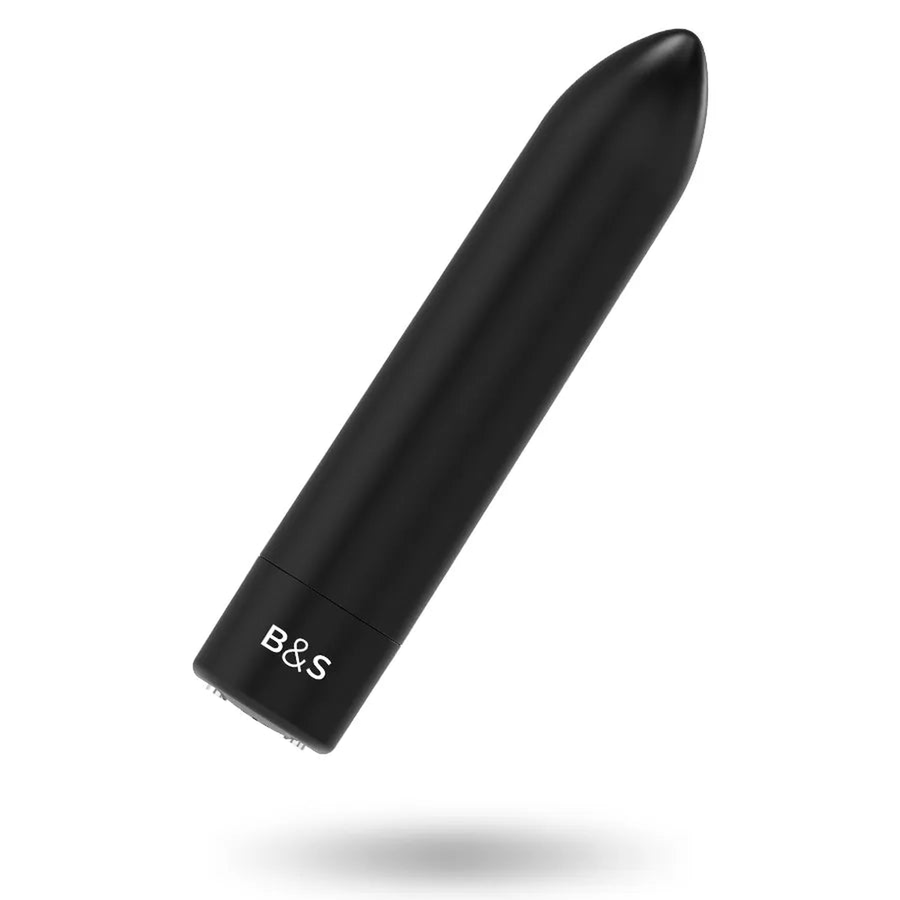 Kernex 2 - Silicone Bullet with 10 different vibration programs - Black, Rechargeable