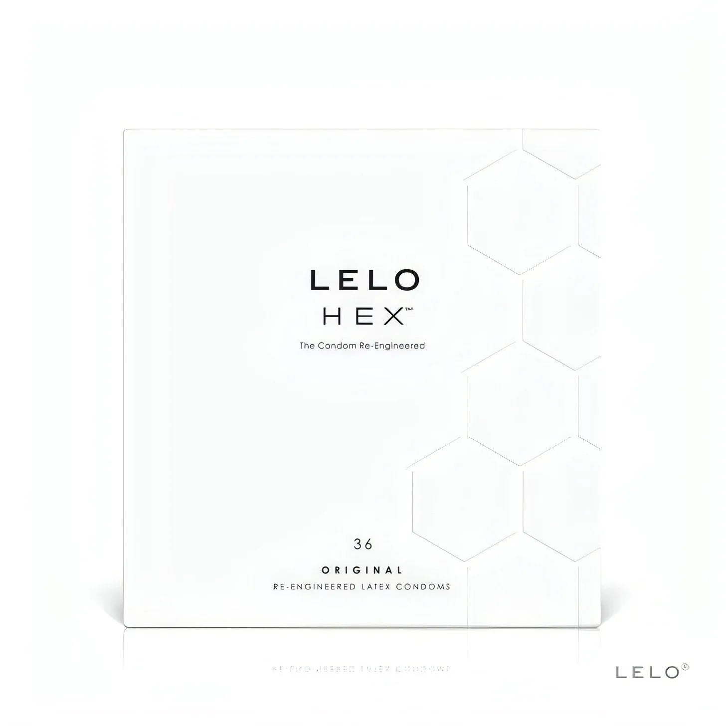 LELO Hex Natural - Confezione da 36 profilattici - GoEstasy