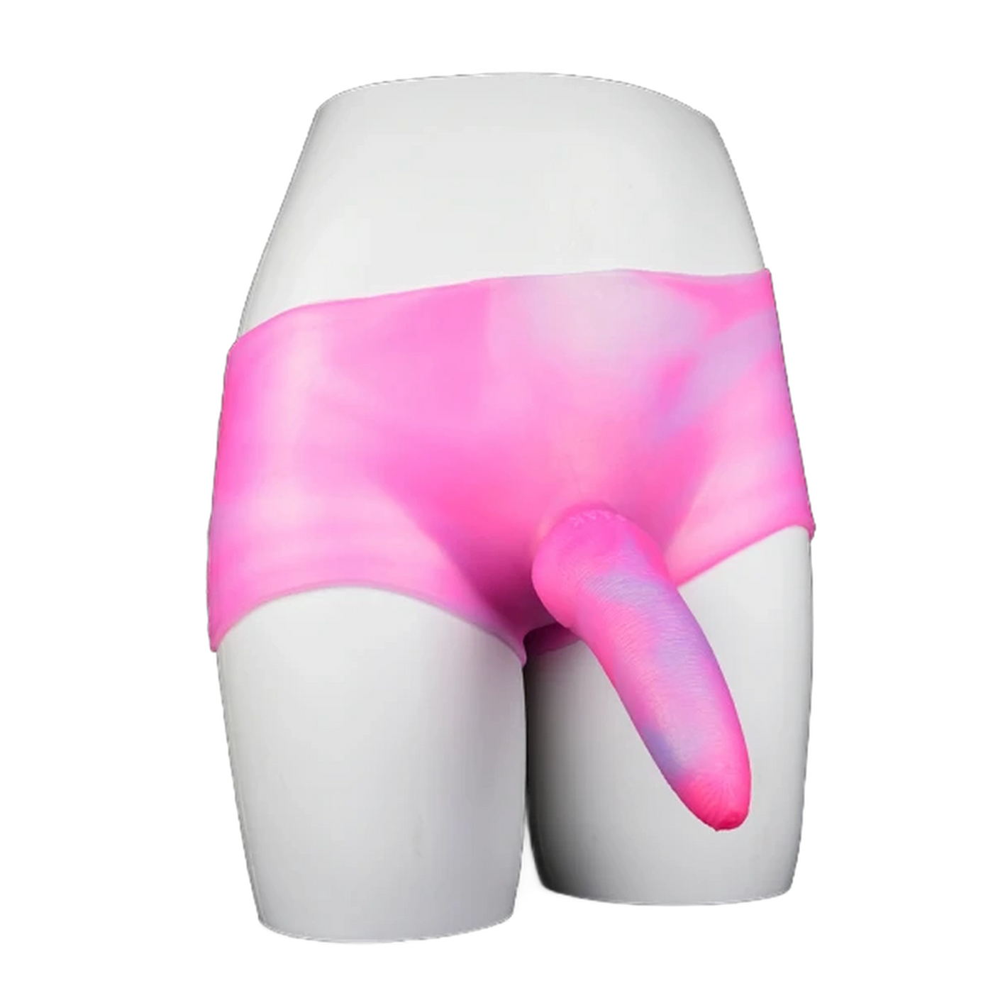 Leopard Dildo Silicone Leather Pants