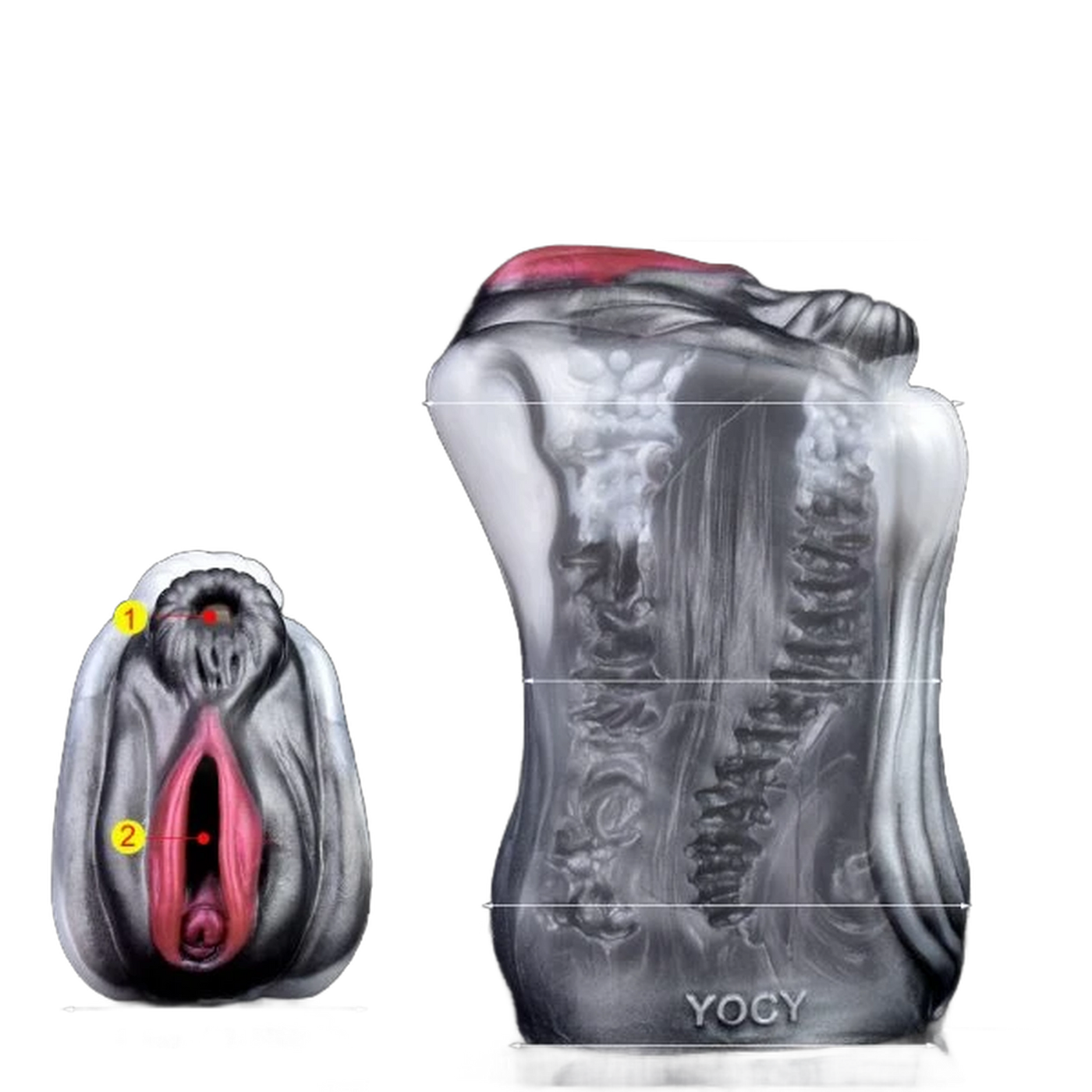 Liquid silicone Masturbator for men