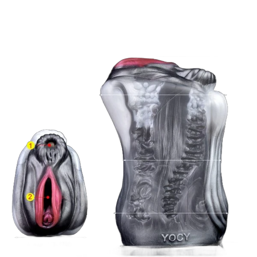 Liquid silicone Masturbator for men